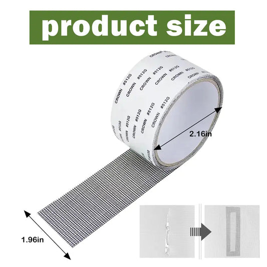 Repair Your Window Screen in Seconds. No Tools Required.(2inch x 78.74inch) - 3 Pack