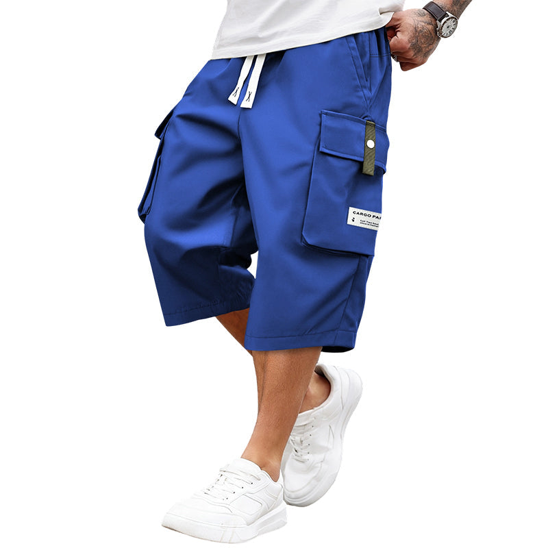 ā³LAST DAY SALE 50% OFF !!š¢Men's Casual Drawstring Capri Cargo Pants