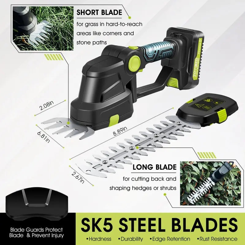 🔥Limited-Time Offer✨ Saker Cordless Shrub Trimmer