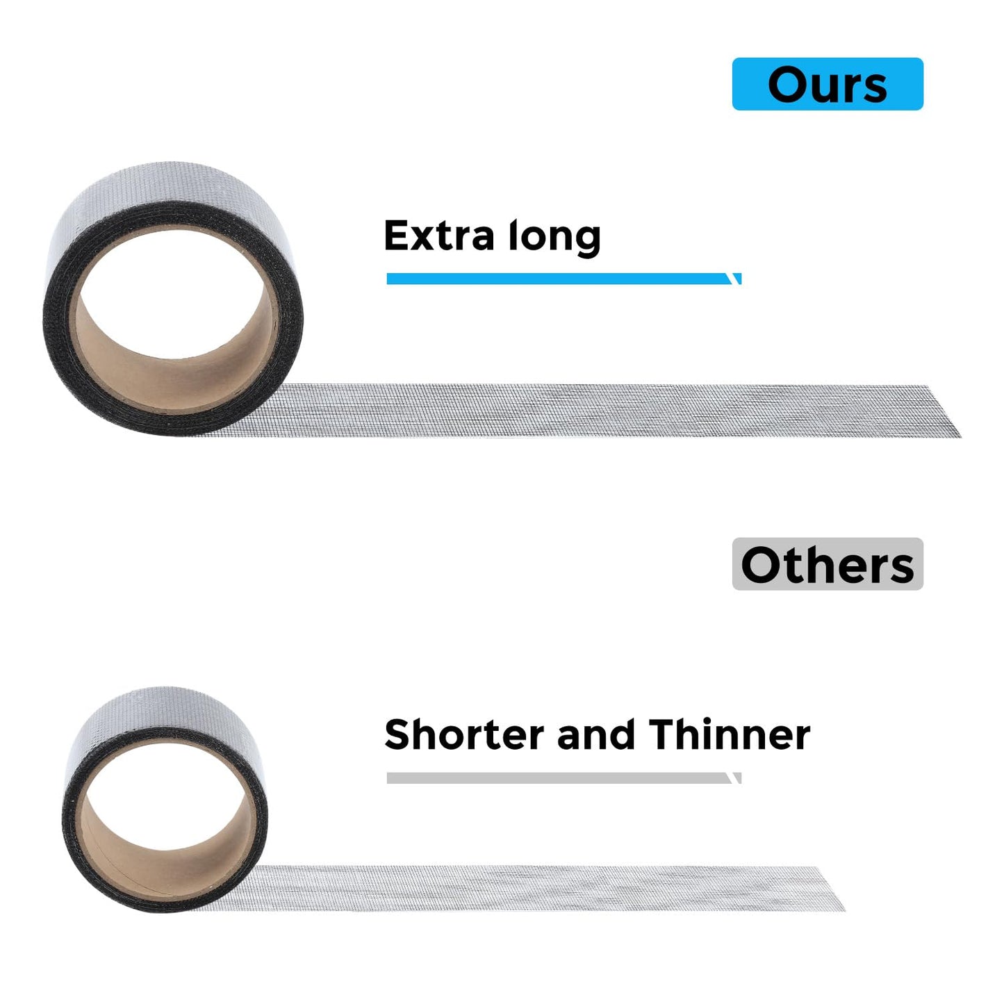 Repair Your Window Screen in Seconds. No Tools Required.(2inch x 78.74inch) - 3 Pack