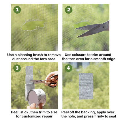 Repair Your Window Screen in Seconds. No Tools Required.(2inch x 78.74inch) - 3 Pack