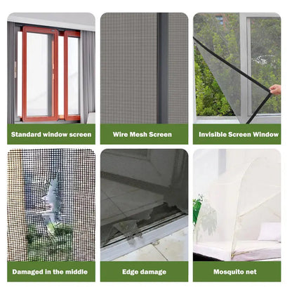 Repair Your Window Screen in Seconds. No Tools Required.(2inch x 78.74inch) - 3 Pack
