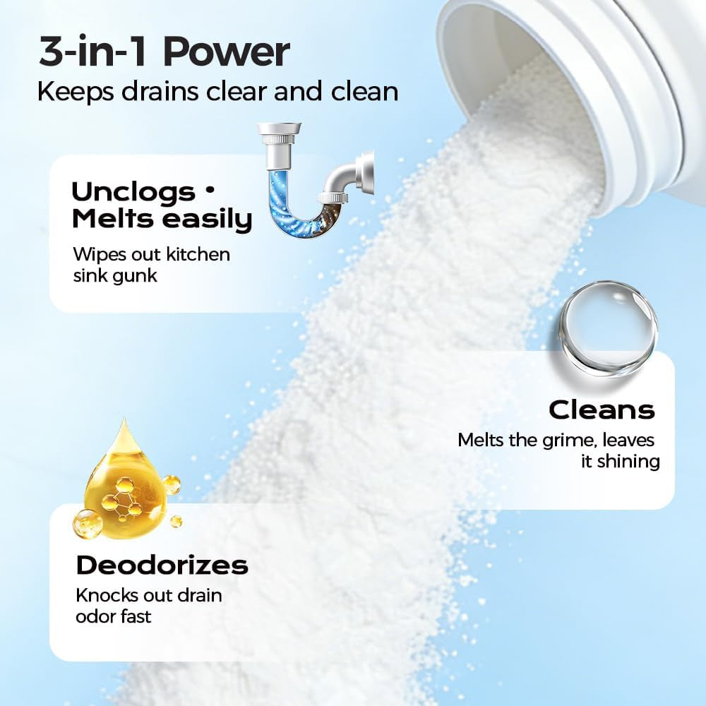 Dissolve Any Clog. In Minutes