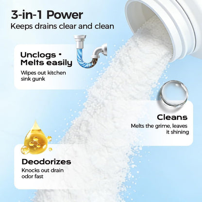 Dissolve Any Clog. In Minutes