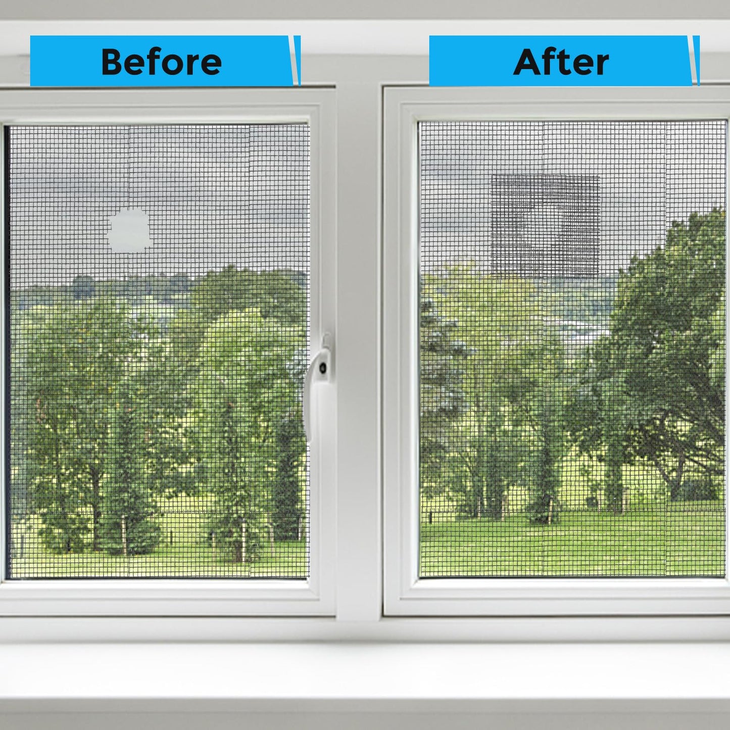 Repair Your Window Screen in Seconds. No Tools Required.(2inch x 78.74inch) - 3 Pack