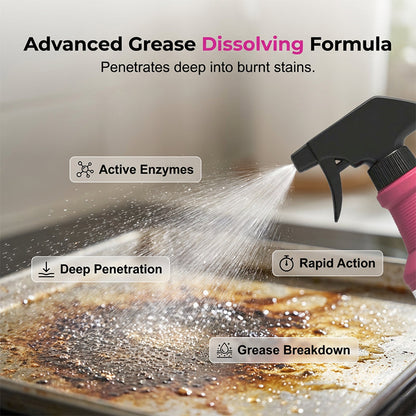 🔥Limited-Time Free Shipping! Buy 2 Get 1 Free!🔥Fast-Acting Heavy-Duty Grill Degreaser Spray🍢💦