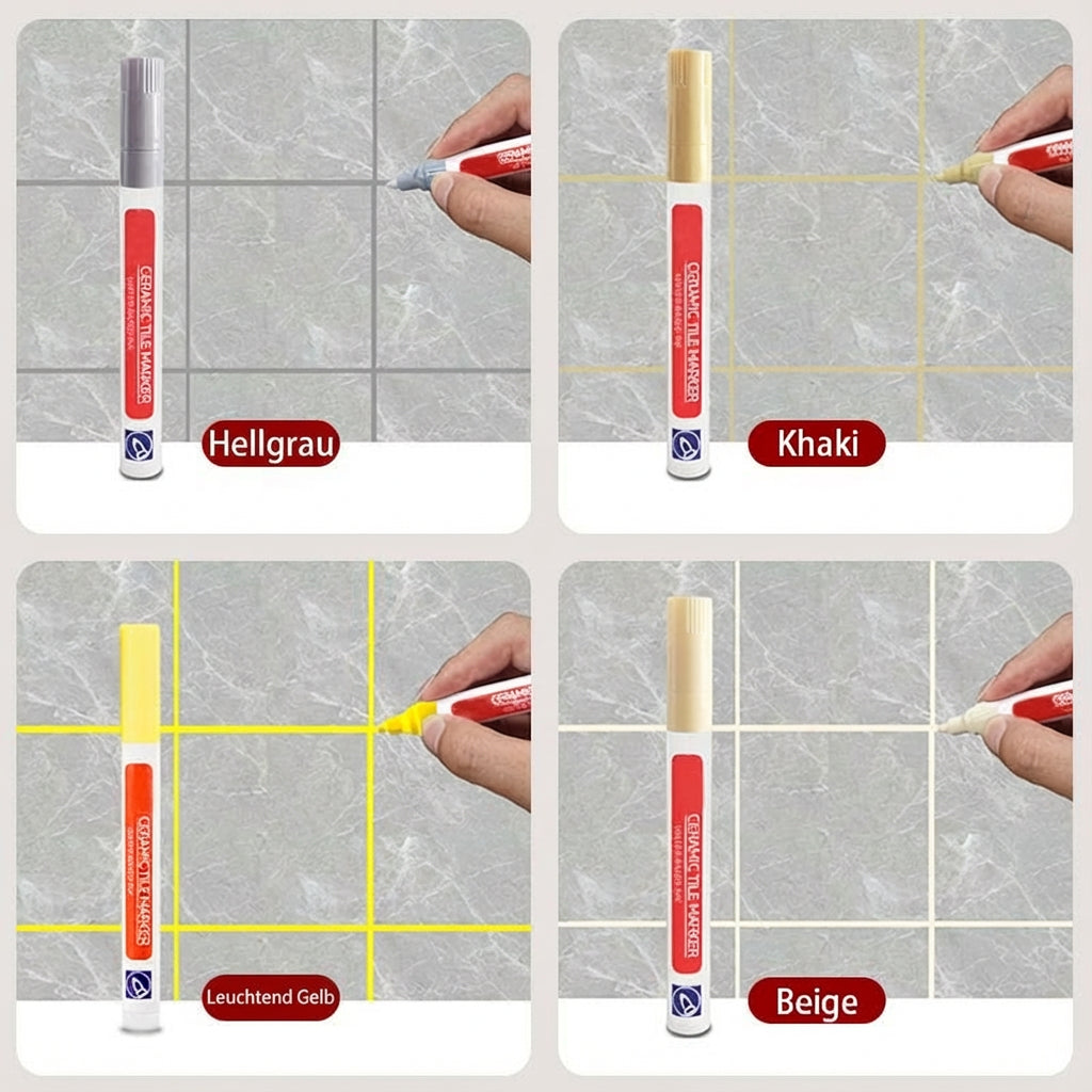 🖌️ Anti-Mould & Waterproof Joint Pen for Ceramic Tiles! 🧱