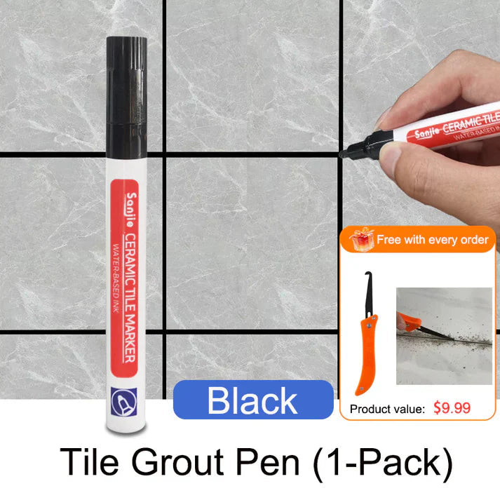 🖌️ Anti-Mould & Waterproof Joint Pen for Ceramic Tiles! 🧱