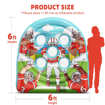 ⏰60% OFF Tonight Only✨Giant Inflatable Football Target Toss Game