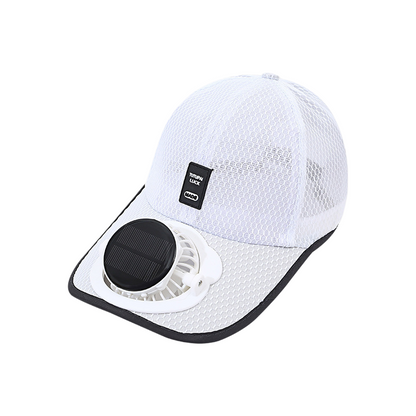 🔥 Hot sale 30% OFF🔥Breathable Solar Fan Baseball Cap with UPF 50+ Protection