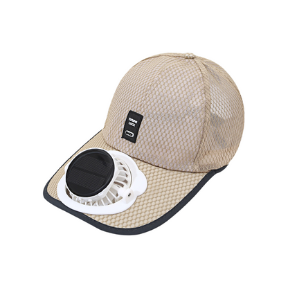 🔥 Hot sale 30% OFF🔥Breathable Solar Fan Baseball Cap with UPF 50+ Protection
