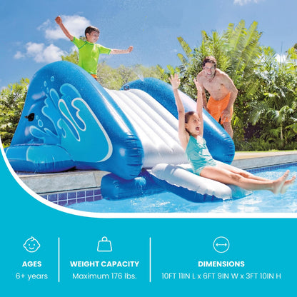 ⏰60% OFF Tonight Only✨Inflatable Play Center Swimming Pool Water Slide