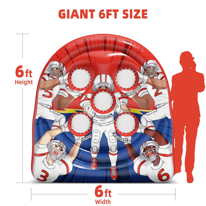 ⏰60% OFF Tonight Only✨Giant Inflatable Football Target Toss Game