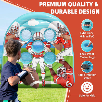 ⏰60% OFF Tonight Only✨Giant Inflatable Football Target Toss Game