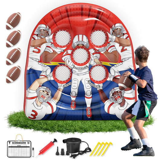 ⏰60% OFF Tonight Only✨Giant Inflatable Football Target Toss Game