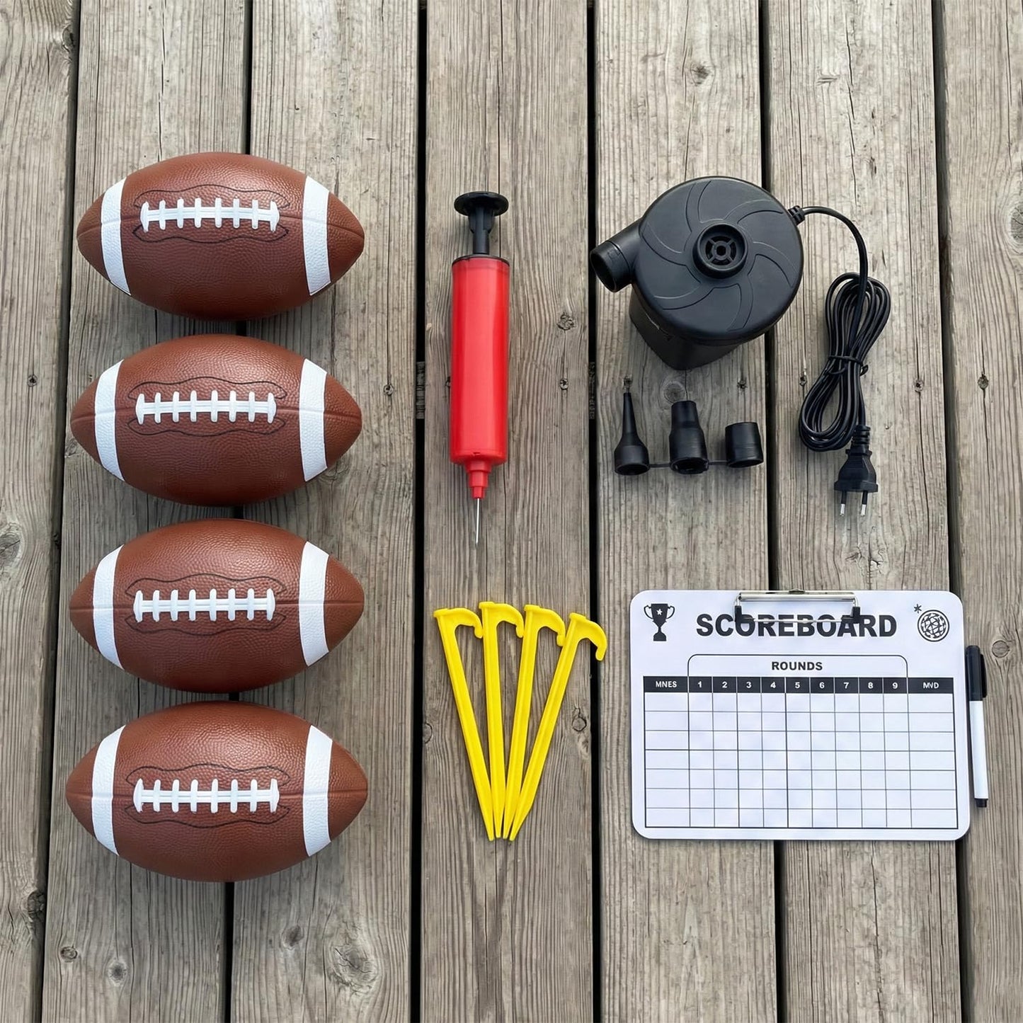 ⏰60% OFF Tonight Only✨Giant Inflatable Football Target Toss Game