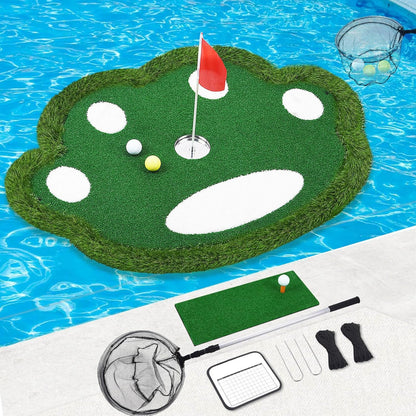 ⏰60% OFF Tonight Only✨No Drifting Floating Chipping Green Mat with Ball Retriever Game Set