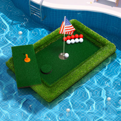 ⏰60% OFF Tonight Only✨No Drifting Floating Chipping Green Mat with Ball Retriever Game Set