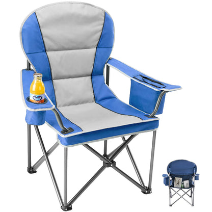 🔥Limited-Time Offer✨Comfort Folding Camping Chair，With 440 Lbs Capacity