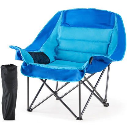 🔥Limited-Time Offer✨Comfort Folding Camping Chair，With 440 Lbs Capacity