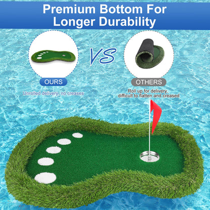 ⏰60% OFF Tonight Only✨No Drifting Floating Chipping Green Mat with Ball Retriever Game Set